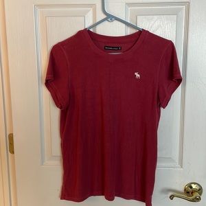 Abercrombie & Fitch medium dark pink shirt